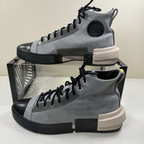 Converse All Star Disrupt CX Reino Unido 8 High 'Ash Stone 169447C Gris Tecnología Imitación Gamuza - Imagen 2 de 23
