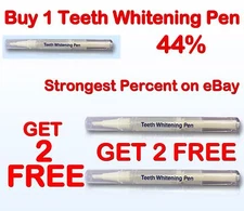 44% Professional Strength Best Gel Teeth Whitening Pen US Seller Free Shipping