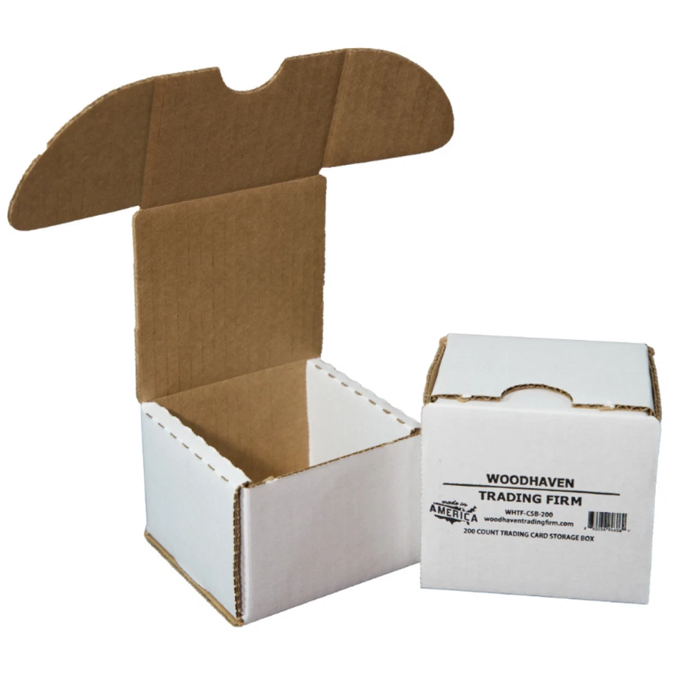 20-Pack • 200-count Trading/Gaming Card Storage Box • Woodhaven Trading Firm - Image 4 of 4