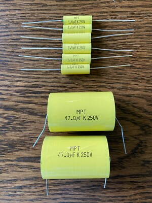 Recap Kit for Klipsch Forte Speaker Crossovers MPT Film Capacitors