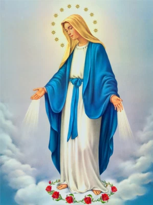 KAITAK 5D Diamond Painting Kits Religious Goddess Full Drill Beads Art DIY 12x16in