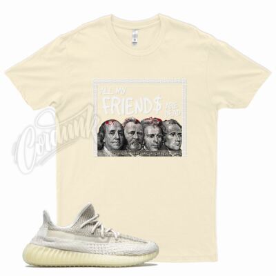 Natural FRIENDS T Shirt match YZ 350 V2 Natural - Sesame Cloud White Citrin 