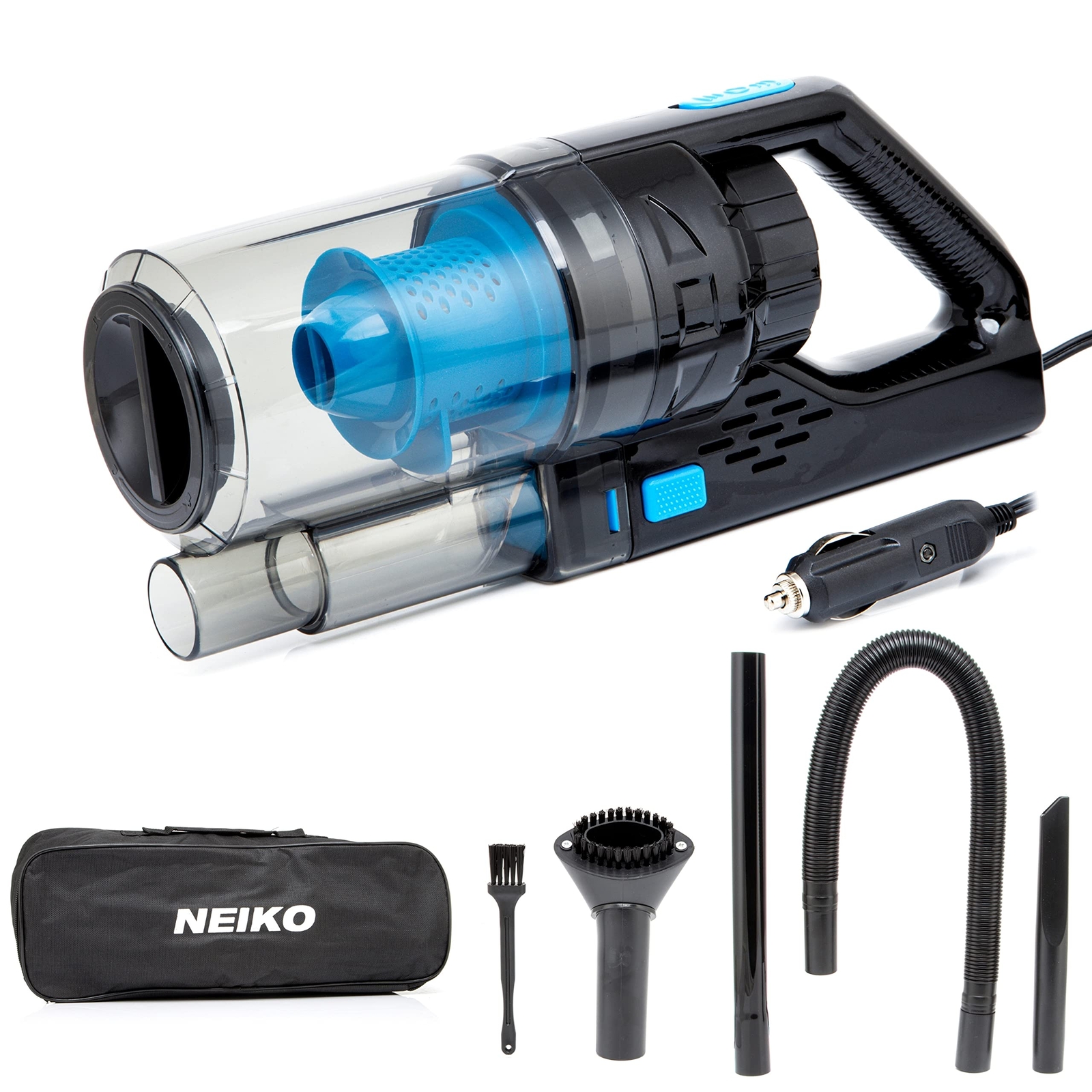 Neiko 53730A Portable Car Vacuum Cleaner Wet Dry, Wet Vacuum Cleaner for Car ...