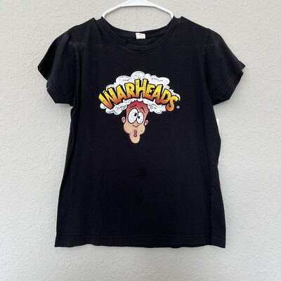 Vintage 90 s Warheads Sour Hard Candy RARE Promo Shirt Size Women s Medium