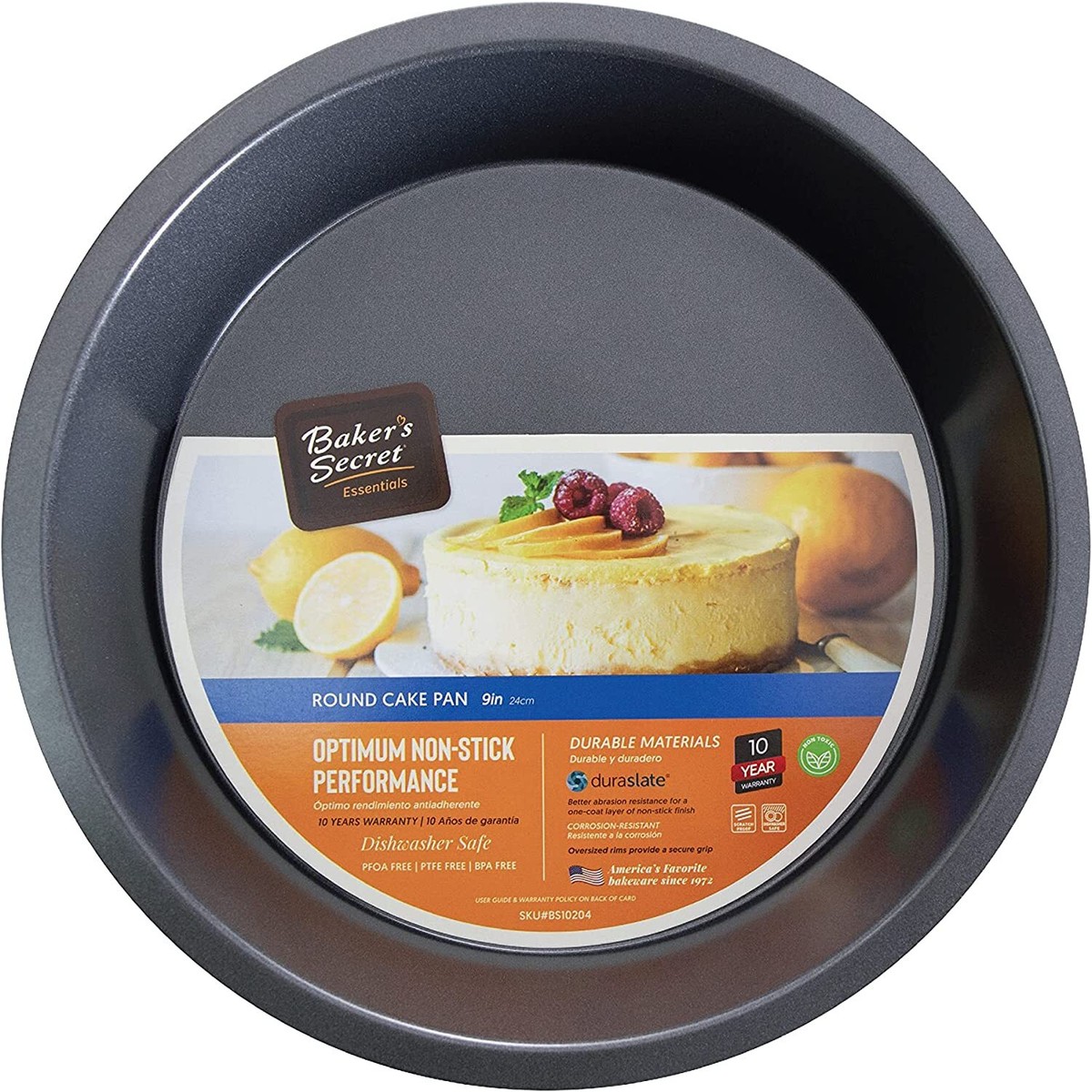 Baking Cake 24 Cm Round Pan In Inches Baker's Cutlery® Silicone