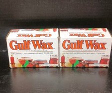 Gulf Wax LOT OF TWO 16 OZ. Boxes Paraffin Canning Candle Making New NIB