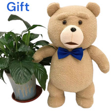 18" New Ted Movie TED The Bear Plush Doll Bear Blue Tie Soft Toy Kid's Gift