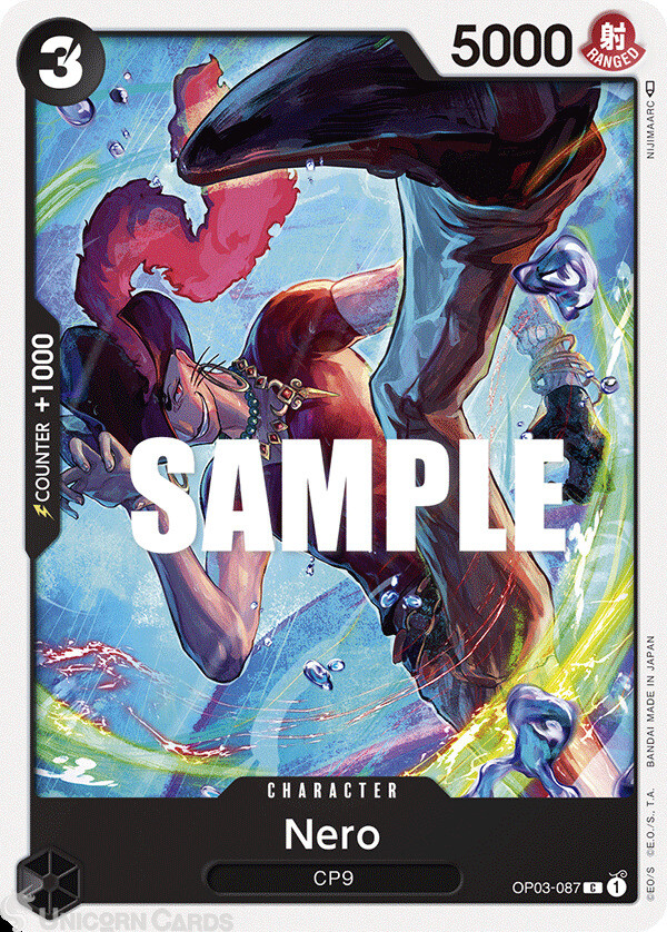 OP03-087 Nero :: Common One Piece TCG Card :: OP03: Pillars of Strength ::