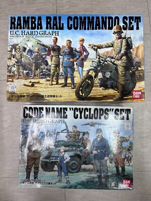 Bandai U.C.HARD GRAPH Ramba Ral Commando & Code Name ''Cyclops'' Set