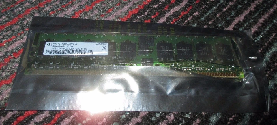NEW DELL 1GB 400MHz DIMM MEMORY MODULE PC2-3200 X1562, NIP MINT - Image 2 of 2