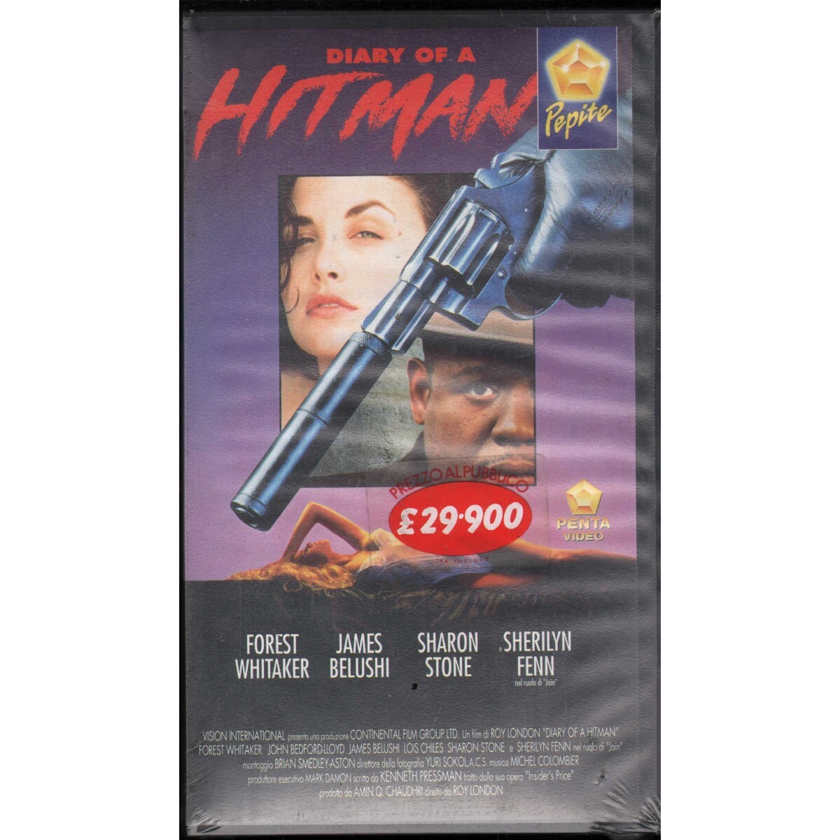 Diary Of A Hitman VHS Roy London Univideo - 1020502 Sealed