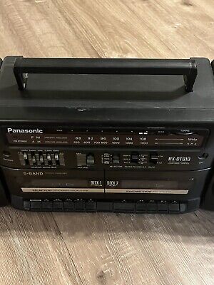 Vintage Panasonic Boombox RX-CT810 AM/FM Dual Cassette Vintage Panasonic Boombox RX-CT810 AM/FM Dual Cassette