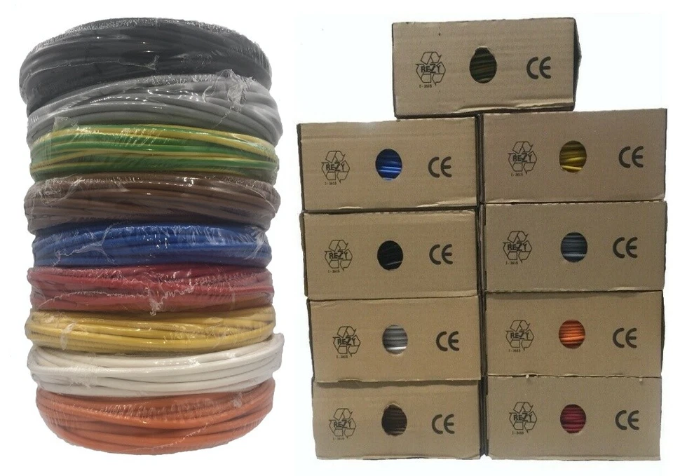 KABELOUTLET ✅ H07V-K 2,5mm² Litze Kabel 10m(0,72€/m) 20m(0,64€/m) 50m(0,59€/m)