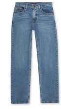Wrangler Boys Size 10 Husky Straight Fit Flex Medium Wash Blue Jean.