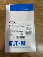 ELHSR Eaton Eluxa Horn Strobe - Wall Mount - Red