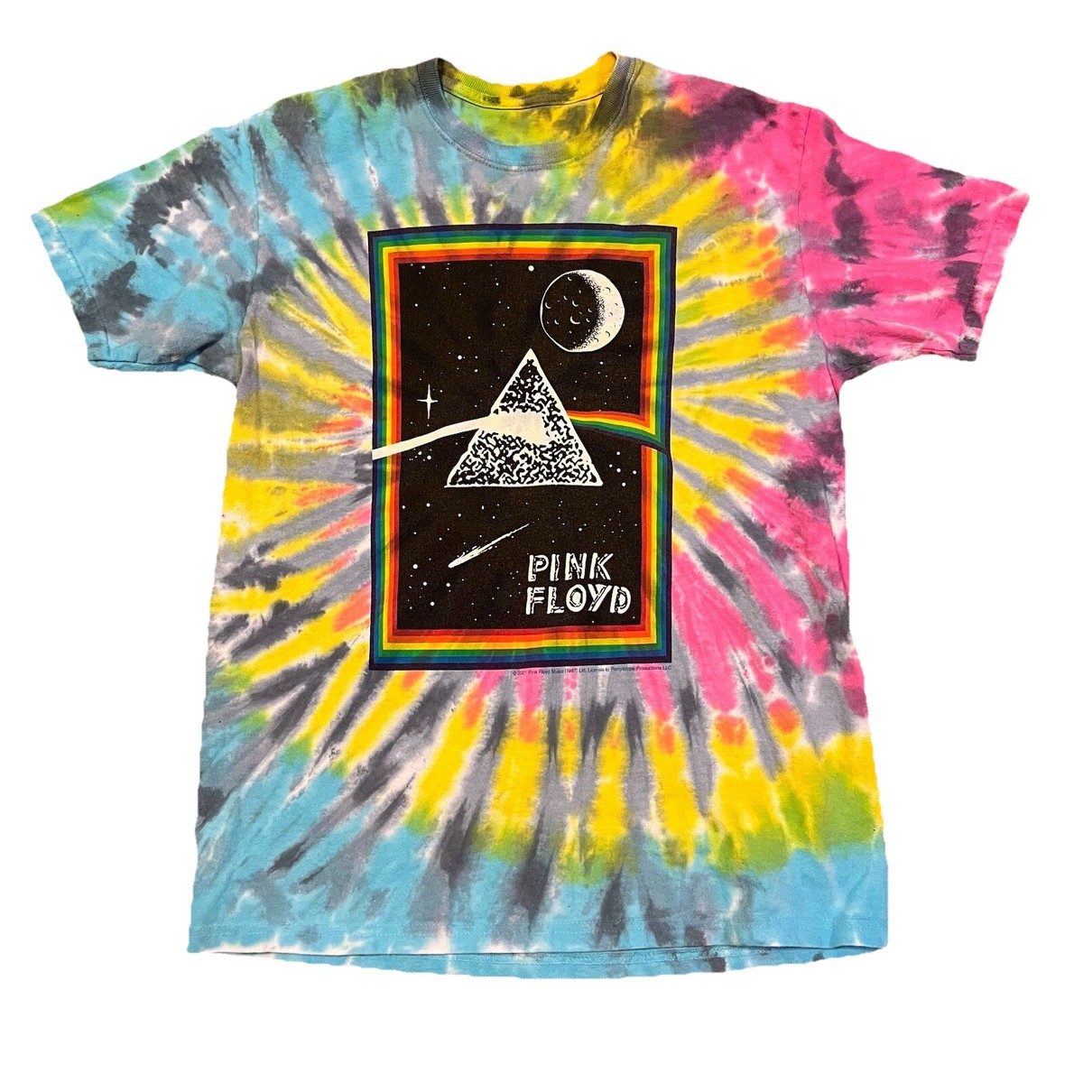 pink floyd tie dye