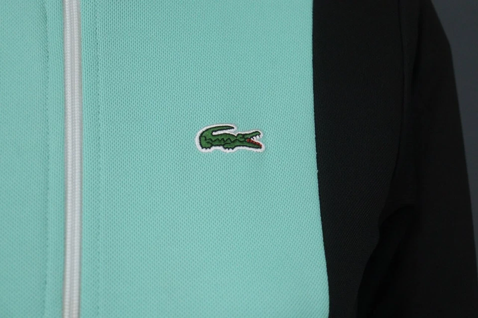 Lacoste Sport Multicolor Long Sleeve Full Zip Logo Track Jacket Size 164CM - Image 3 of 4