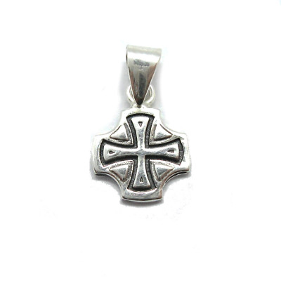 Genuine Sterling Silver Pendant Cross Solid Hallmarked 925 Handmade
