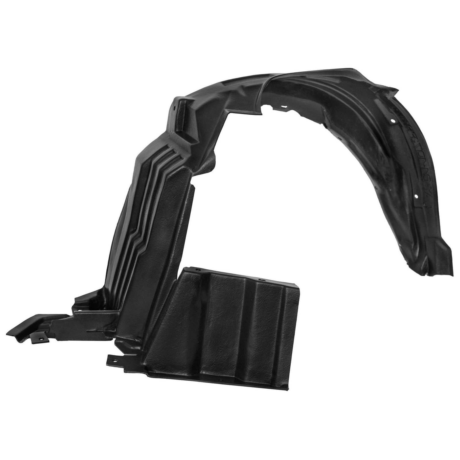 Doublure aile avant droit Peugeot 107 moulage précis en HDPE haute densité