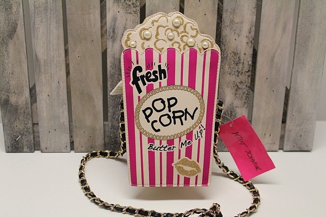 betsey johnson popcorn purse