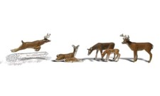 Woodland Scenics Deer HO Train Figures A1884