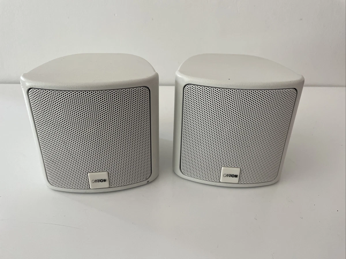 Canton Twin 700 Pair of Surround Speakers White eBay