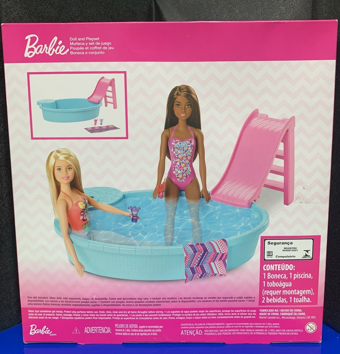 LOT BARBIE PISCINE 8219 BOITE ENFANT Jeux jouet Swimming Pool vintage MATTEL EUR 40,00 - FR