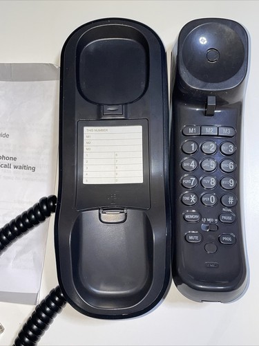 AT&T Trimline TR1909 - Telefon przewodowy z identyfikatorem dzwoniącego / oczekiwaniem na połączenie - czarny (TR1909 - Zdjęcie 4 z 8