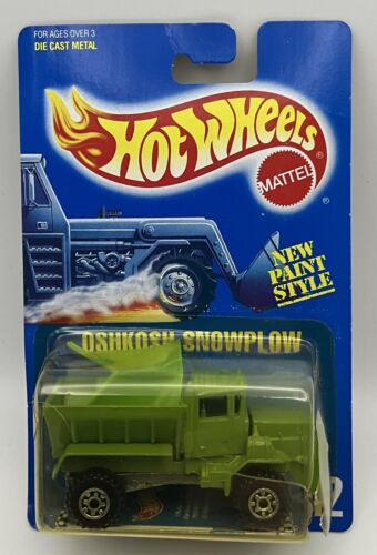 1990 Hot Wheels Oshkosh Snowplow #42