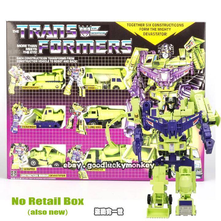 Transformers G1 Devastator Green Reissue 84 Action Figure Robot