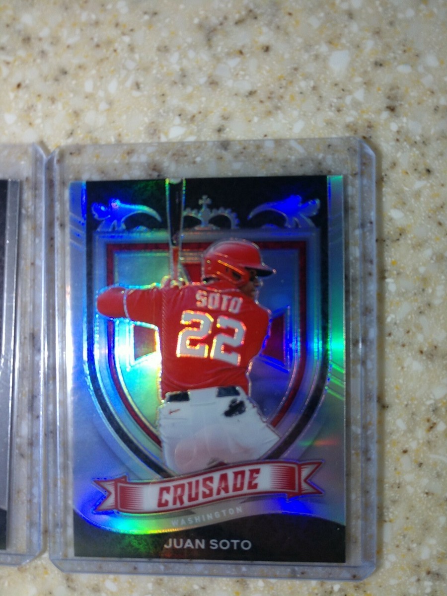 2021 Panini Chronicles Crusade #18 JUAN SOTO Holo Silver Prizm