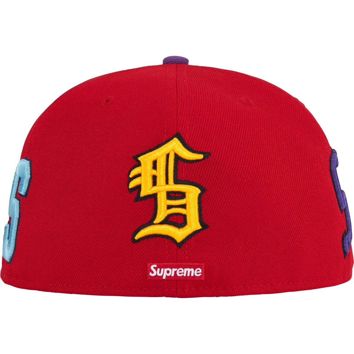 Supreme Multi S Logo New Era Fitted Hat Red (Size 7 3/4) | eBay