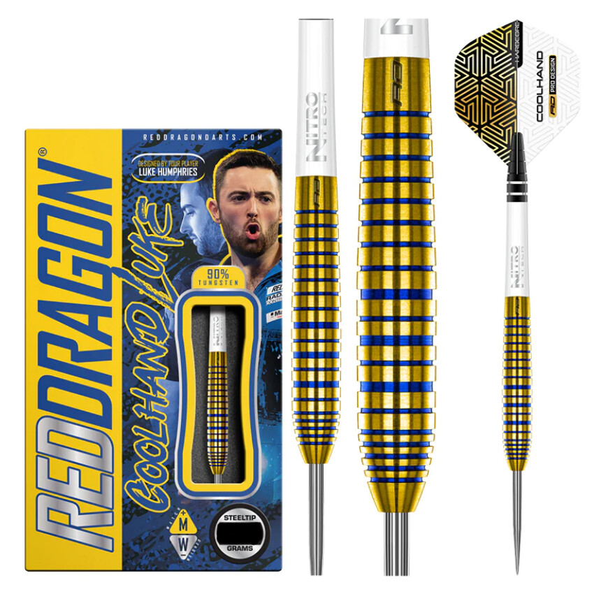 Red Dragon Darts Luke Humphries TX3 Gold S.E. 22g 24g (Steel Dart