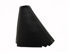 Weiß Faden Echtleder Schaltmanschette Schaltsack Für FORD C-MAX FL 2007-2010