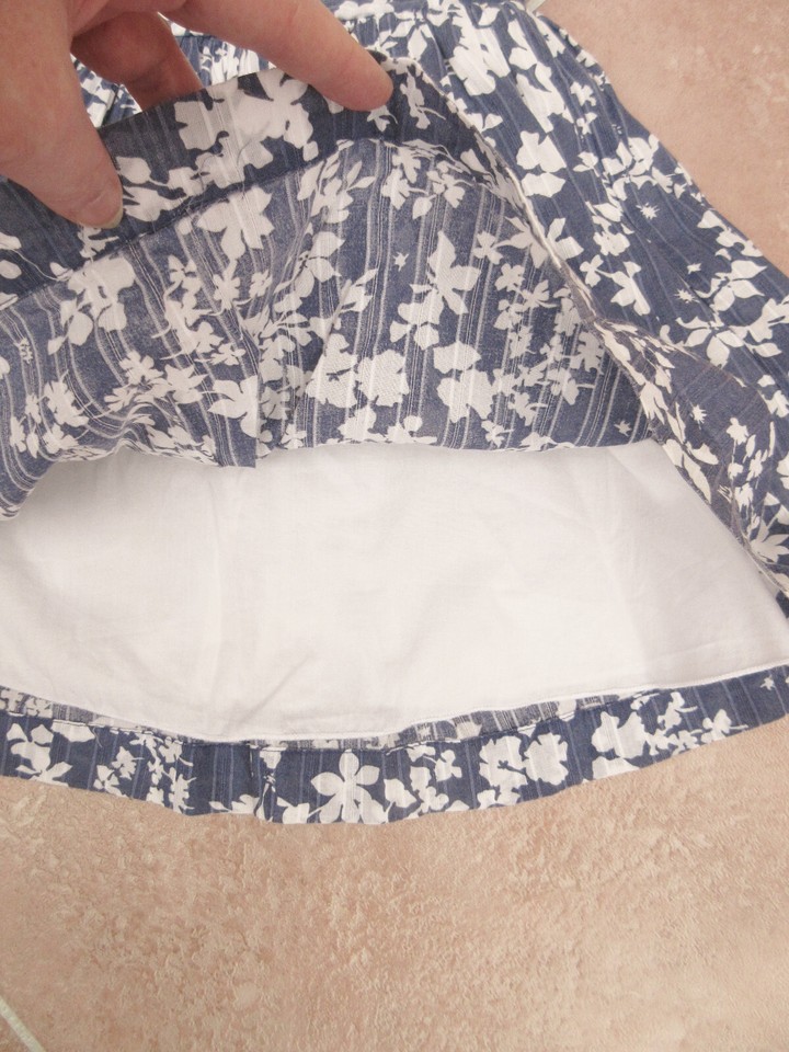 Debenhams Baby Girls Strappy Dress size 1218 mths Blue Mix Floral