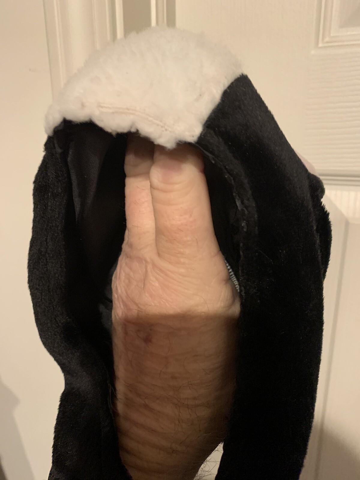 Lil' Stinker Skunk Plush Costume Infant Baby Size 12-18 Months Suit Hood Booties