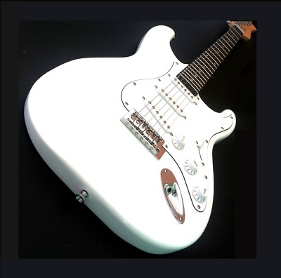  FREE SHIPPING! S Style Electric Guitar +Case/Bag +Strap +Cable +Tremolo!
