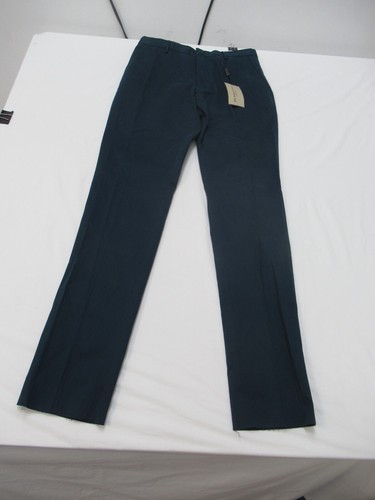 Burberry London Stirling Trouser Dress Pants Mens EU 48 US 38 Deep Teal Blue - Picture 2 of 15