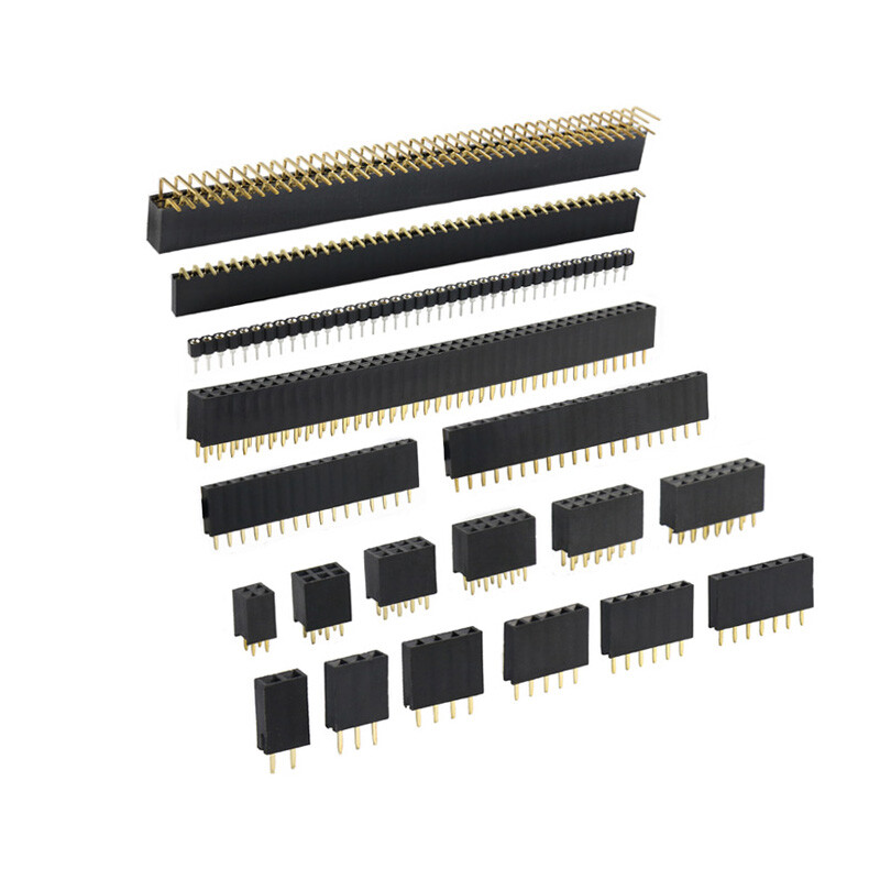 2Pin- 40 Pin Female Headers Way 2.54mm Socket Strip PCB Connector ...