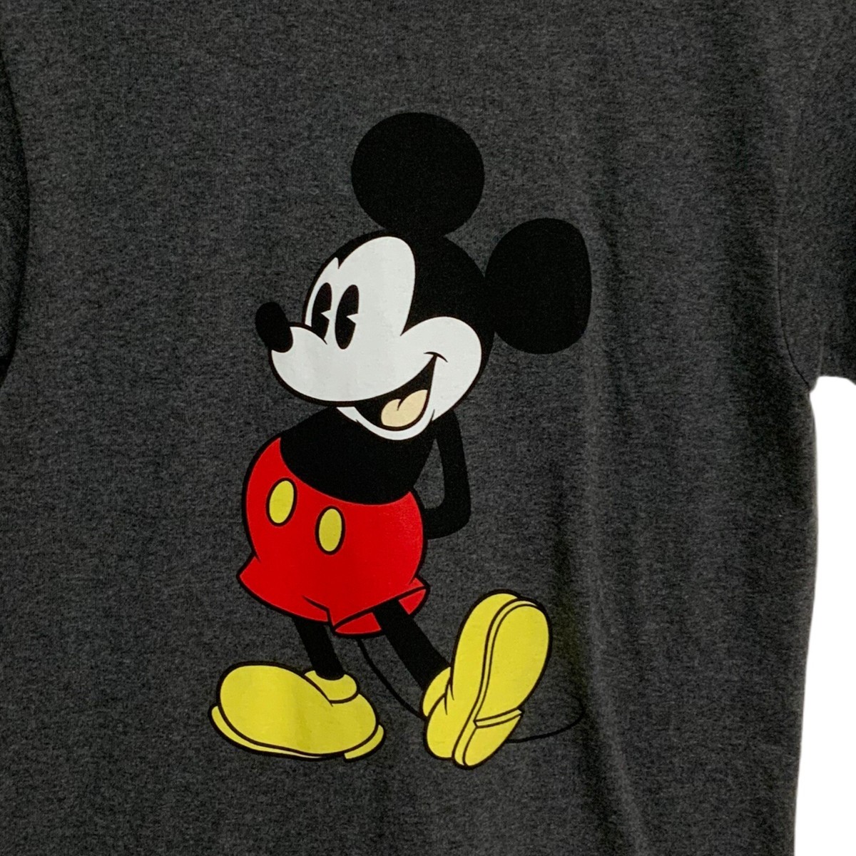 Disney boys tee short sleeve gray Mickey Mouse size S | eBay