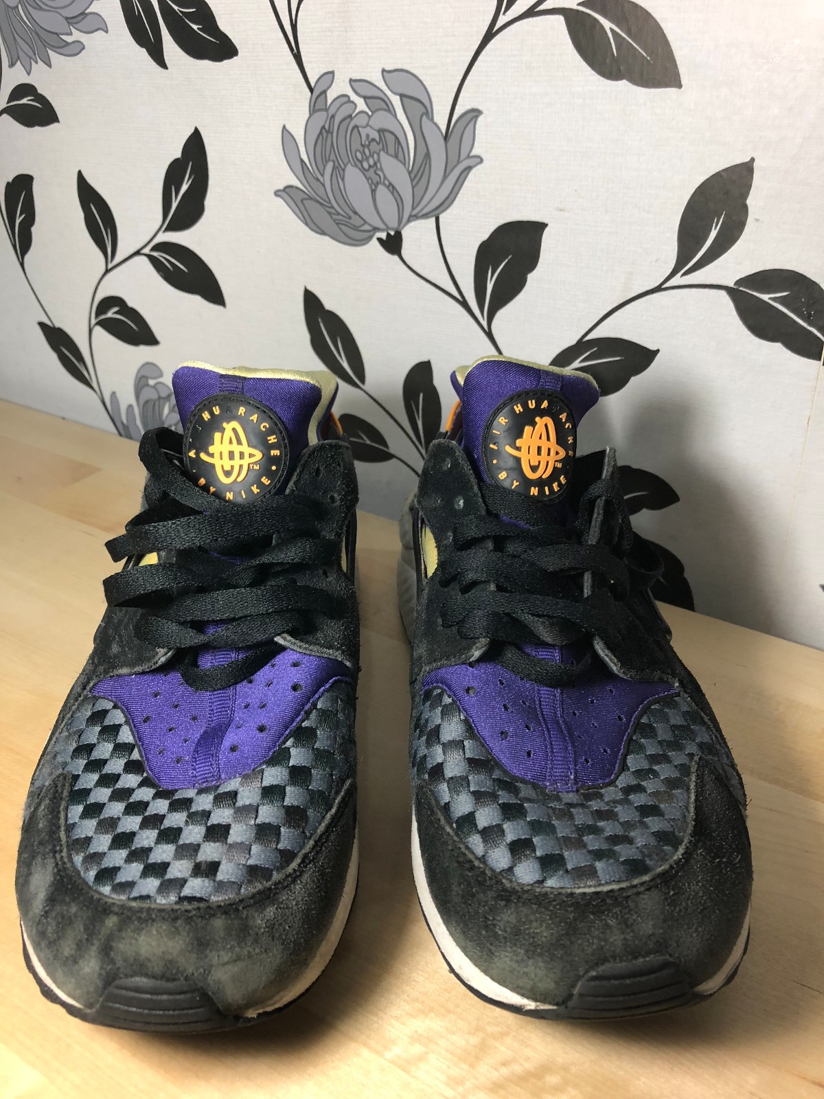 NIKE AIR HUARACHE homme noir SUEDE & & & ATOMIC MANGO WOVEN 1 MAX OG courir RARE UK7 ad3d44 NIKE AIR HUARACHE homme noir SUEDE & & & ATOMIC MANGO WOVEN 1 MAX OG courir RARE UK7 ad3d44