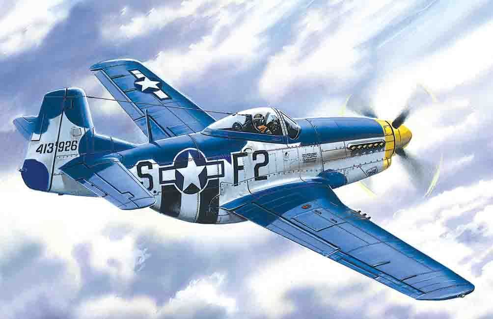 Icm 48151 - 1:48 Mustang P-51D-15 WWII American Fighter - New