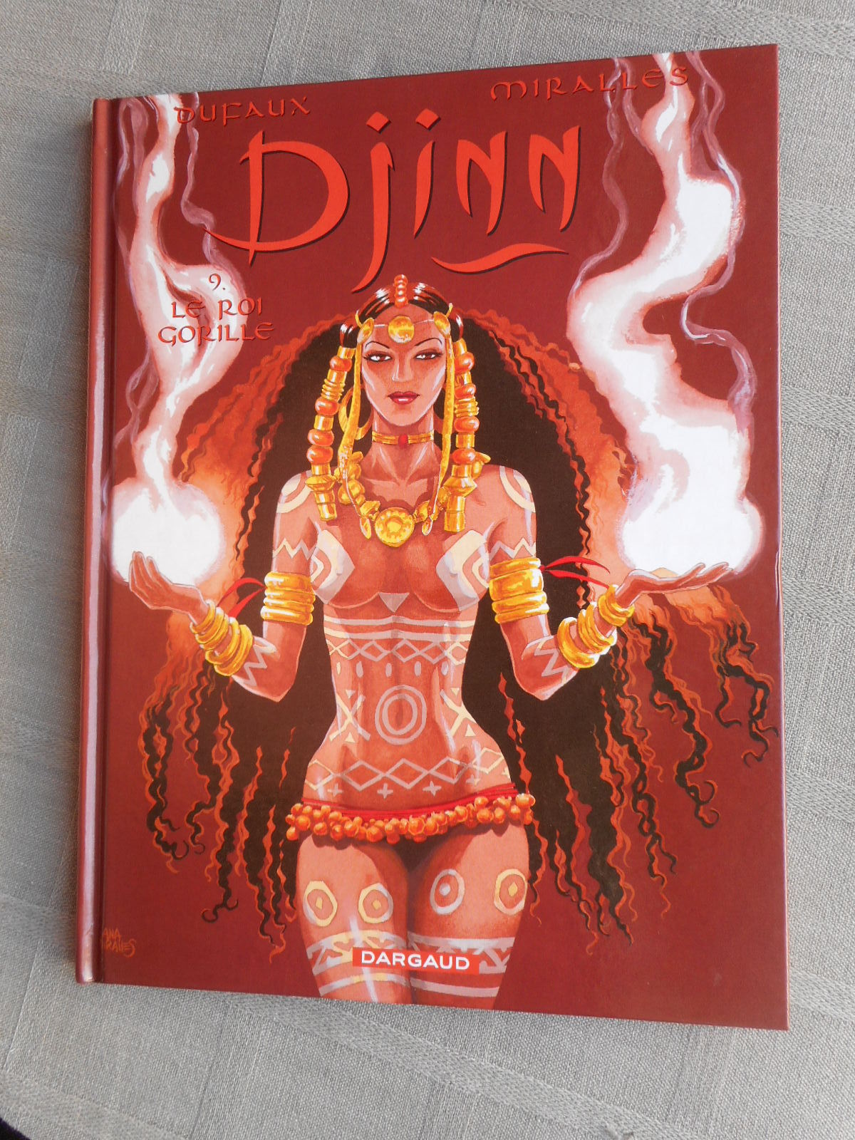 Dufaux Ana Mirallès Djinn Tome 9 the King Gorilla Drawing Limited Eo IN Mint