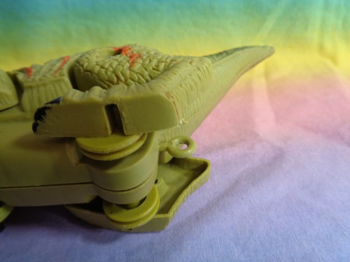 Electronic Green Orange Stripes Dinosaur Walking / Rolling Action - Picture 8 of 10