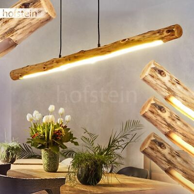 Touchdimmer LED Ess Wohn Schlaf Zimmer Raum Beleuchtung Holz Pendel Hänge Lampen
