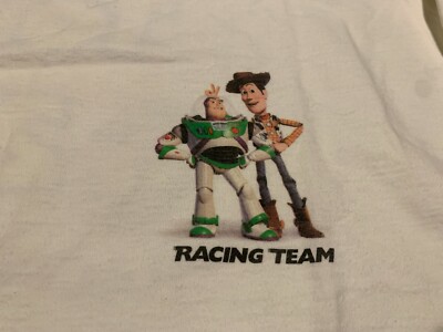TOY STORY 2 Racing Team rare vintage promo shirt XL Walt