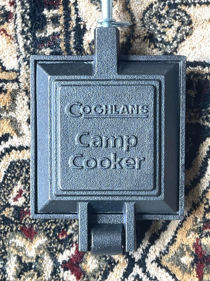 Coghlan's Cast Iron Camp Cooker, Camping Cookware Sandwich Toaster Fire Grill - Image 2 of 4