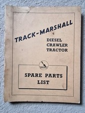 TRACK MARSHALL DIESEL CRAWER TRACTOR PARTS CATALOGUE