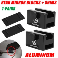 For Ford & Toyota Dodge Truck Rear Mirror Extend Mirror Blocks Kit & Shims Pair