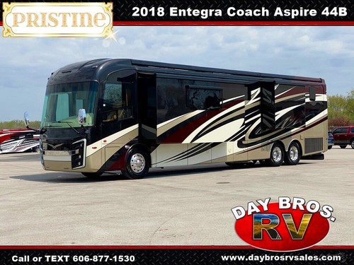 18 Entegra Coach Aspire 44B Pristine Diesel Motorhome Rv Luxury Class A 4 Slides